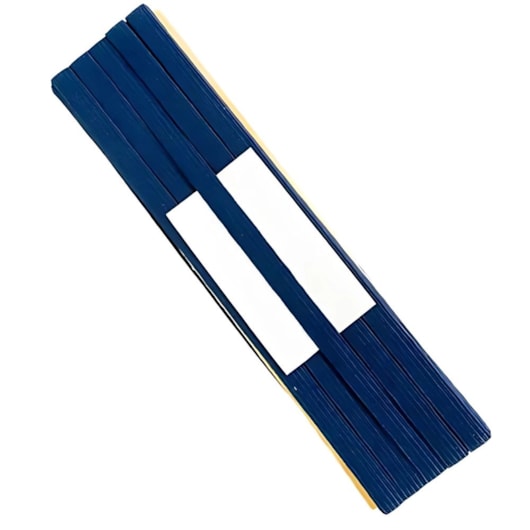 Kit Acabamento Elástico Azul + Ilhós Azul + Passante Flor