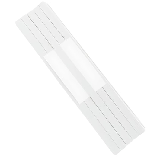 Kit Acabamento Elástico Branco + Ilhós Branco + Passante Flor