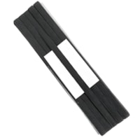 Kit Acabamento Elástico Preto + Ilhós Preto + Passante Flor