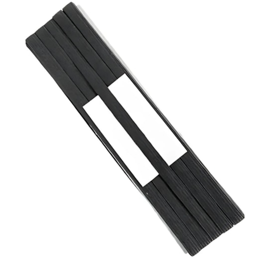 Kit Acabamento Elástico Preto + Ilhós Preto + Passante Flor