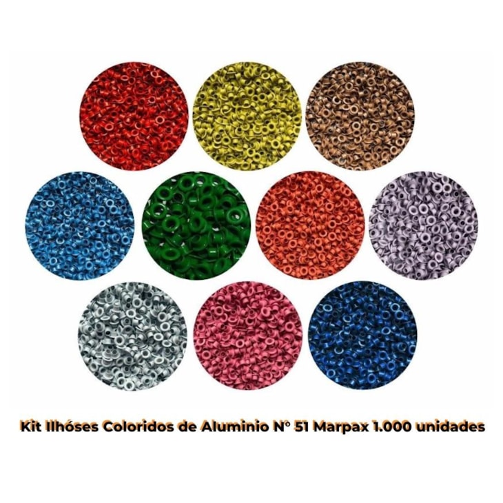 Kit Artesanato Balancim + Matriz + Ilhós Marpax