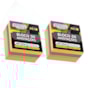 Kit Bloco de Anotações 4 Cores Neon 76x76mm 800 fls