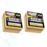 Kit Bloco de Anotações 4 Cores Neon 76x76mm 800 fls