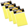 Kit Bloco de Anotações Amarelo Neon 76x102mm 400 fls