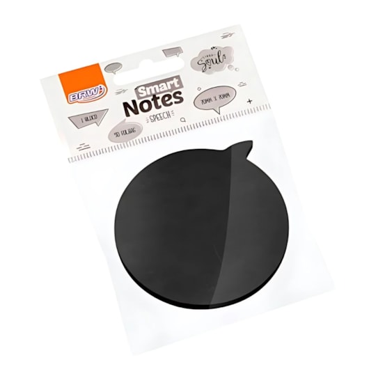 Kit Bloco de Anotações Balão Preto 70x70mm 200 folhas