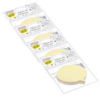 Kit Bloco de Anotações Chat Tom Pastel 70x70mm 400 folhas