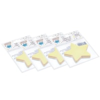 Kit Bloco de Anotações Estrela Tom Pastel 70x70mm 400 folhas