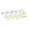 Kit Bloco de Anotações Estrela Tom Pastel 70x70mm 400 folhas