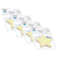 Kit Bloco de Anotações Estrela Tom Pastel 70x70mm 400 folhas
