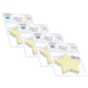 Kit Bloco de Anotações Estrela Tom Pastel 70x70mm 400 folhas