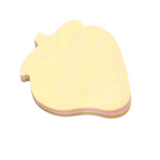 Kit Bloco de Anotações Morango Tom Pastel 70x70mm 400 folhas