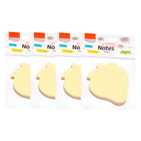 Kit Bloco de Anotações Morango Tom Pastel 70x70mm 400 folhas