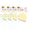 Kit Bloco de Anotações Morango Tom Pastel 70x70mm 400 folhas