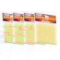 Kit Bloco de Anotações Pautado Amarelo 76x76mm 200 fls