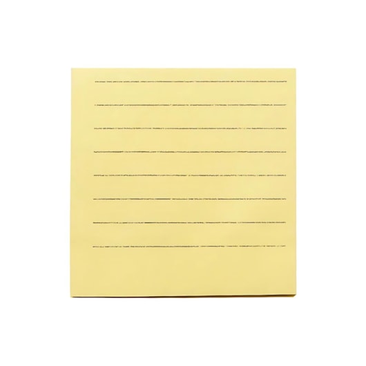 Kit Bloco de Anotações Pautado Amarelo 76x76mm 200 fls