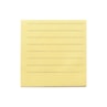 Kit Bloco de Anotações Pautado Amarelo 76x76mm 200 fls