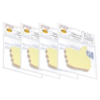 Kit Bloco de Anotações Positivo Tom Pastel 70x70mm 400 folhas