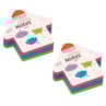 Kit Bloco de Anotações Seta Colori Smart Notes 70x70mm 400 fls