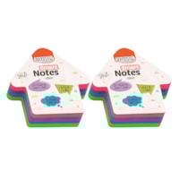 Kit Bloco de Anotações Seta Colori Smart Notes 70x70mm 400 fls