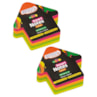 Kit Bloco de Anotações Seta Neon Smart Notes 70x70mm 400 fls