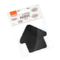 Kit Bloco de Anotações Seta Preta 70x70mm 200 folhas