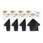 Kit Bloco de Anotações Seta Preta 70x70mm 200 folhas