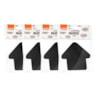 Kit Bloco de Anotações Seta Preta 70x70mm 200 folhas