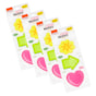 Kit Bloco de Anotações Tokens Flor 70x70mm 300 folhas