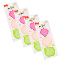 Kit Bloco de Anotações Tokens Frutas 70x70mm 300 folhas