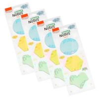 Kit Bloco de Anotações Tokens Geome Smart Notes 70x70mm 300 fls