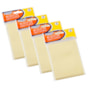 Kit Bloquinho de Anotações Amarelo 76x102mm 4 pct com 100fls