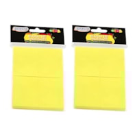 Kit Bloquinho de Anotações Amarelo Neon 38x51mm 800 Folhas
