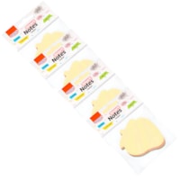 Kit Bloquinho de Anotações Morango Tom Pastel 70x70mm 400fls