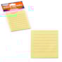Kit Bloquinho de Anotações Pautado Amarelo 76x76mm 200fls