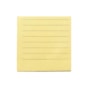Kit Bloquinho de Anotações Pautado Amarelo 76x76mm 200fls
