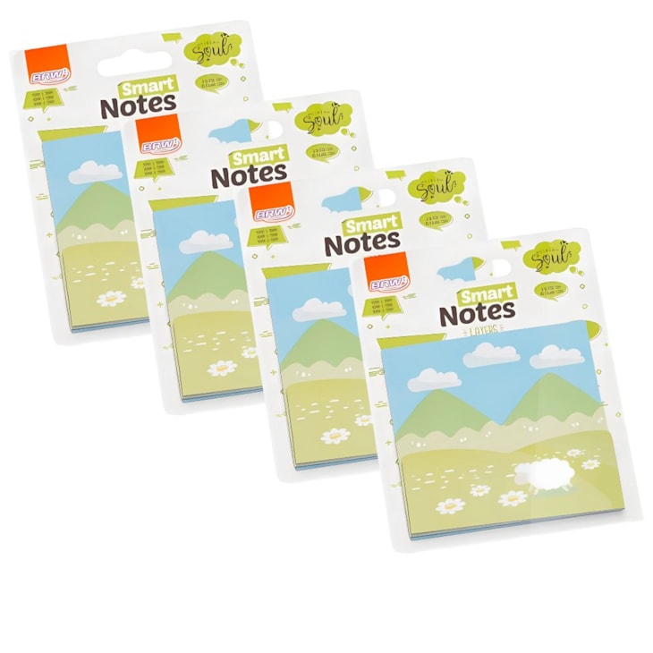 Kit Bloquinho de Anotações Smart Montanha 3 Layers 240fls