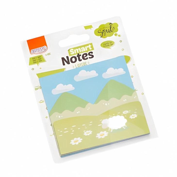 Kit Bloquinho de Anotações Smart Montanha 3 Layers 240fls