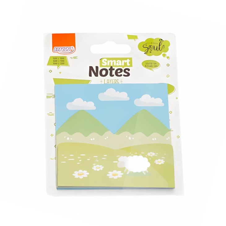 Kit Bloquinho de Anotações Smart Montanha 3 Layers 240fls