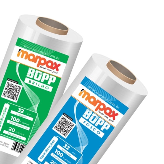 Kit Bopp Brilho + Fosco A3 32cm x 100m Marpax 02un