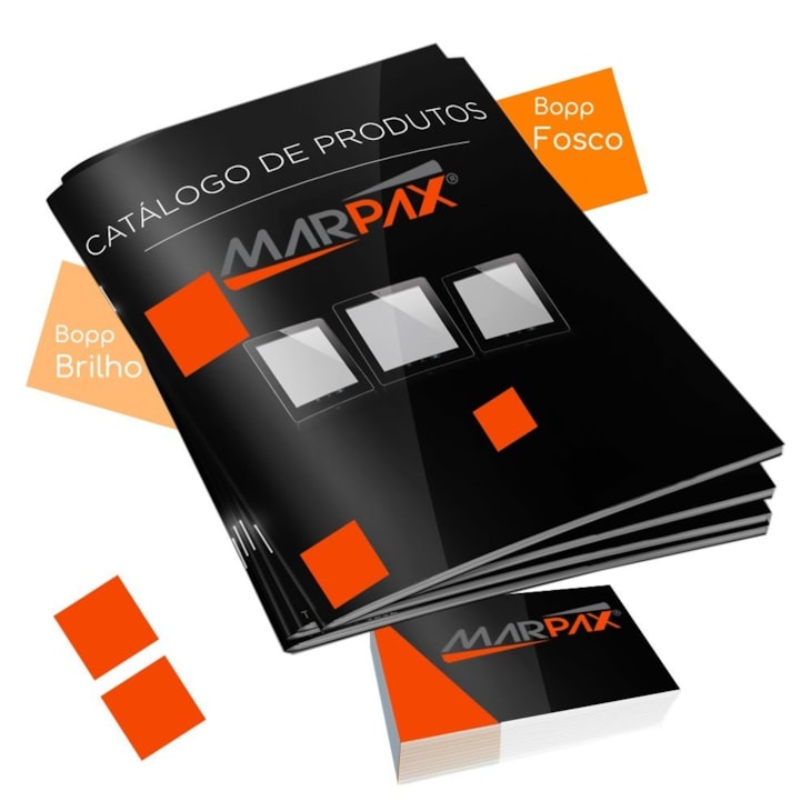 Kit BOPP Brilho + Fosco A3 32cmx200m 18 Micras Marpax 02un