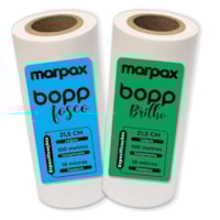 Kit BOPP Brilho + Fosco A4 21,5cmx100m 18mic Marpax 02un