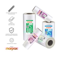 Kit BOPP Brilho + Fosco A4 21,5cmx50m 18 Micras Marpax 02un
