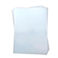 Kit Capa Encadernação A4 Transparente Lisa Preta Couro 200un