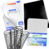 Kit Capa Offset A4 63g + Capa Couro e Cristal Line + Espiral