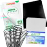 Kit Capa Offset A4 75g + Capa Couro e Cristal Line + Espiral