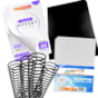 Kit Capa Offset A4 + Capa Couro e Cristal Line + Espiral