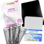 Kit Capa Offset A4 + Capa Couro e Cristal Line + Espiral