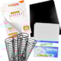 Kit Capa Offset A4 + Capa Couro e Cristal Line + Espiral