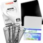 Kit Capa Offset A4 + Capa Couro e Cristal Line + Espiral