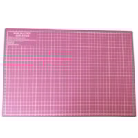 Kit Cartonagem Base de Corte Rosa + Régua + Espátula + Estilete